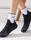 Silent Indoor Sports Shoes and Socks Gym Ultra Lightweight Shock Absorbent Breathable Anti Slip Soft Bottom Yoga
