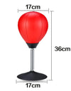 Stress Buster Desktop Punching Bag With Suctions PU Inflatable Stress Relief Boxing Ball Muay Tai MMA Exercise Sports Equipment