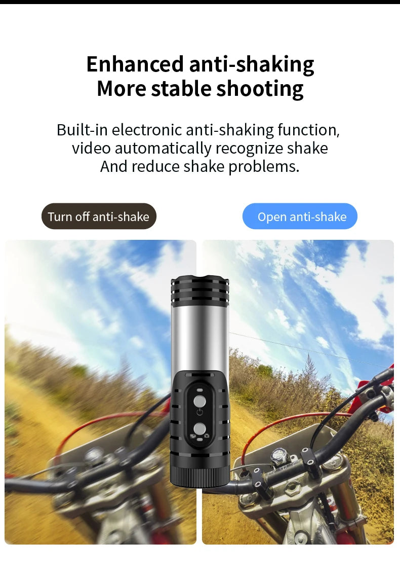 FHD 1080P Mini WiFi Sports Action Camera Portable Bicycle Helmet Motorcycle Body Camera Waterproof Cycling DVR with Wide Angle Lens