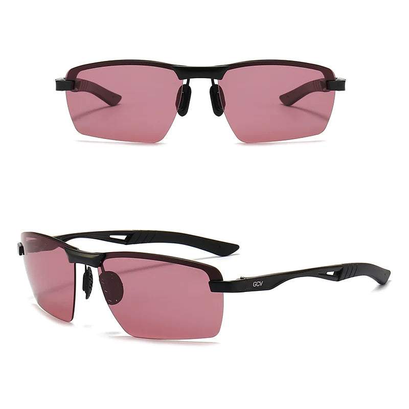 Ultralight Aluminium Magnesium Polarized UV400 Mirror Sports Sunglasses for Men Outdoor Driving Glasses