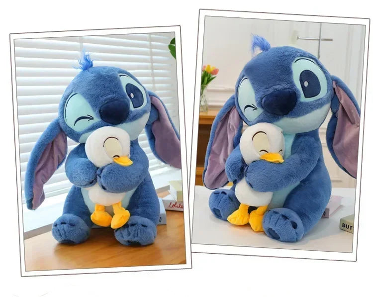 Disney Plush Doll Stitch Lilo Doll Cute Duck Stitch Plush Stuffed Toy Christmas 's Birthday Gift Kawaii Decoration Toys