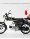 1/10 Scale Honda JiaLing JH-70 Alloy Classic Motorcycle Toys Diecast Simulation Metal Motorcycle Sound and Light Model