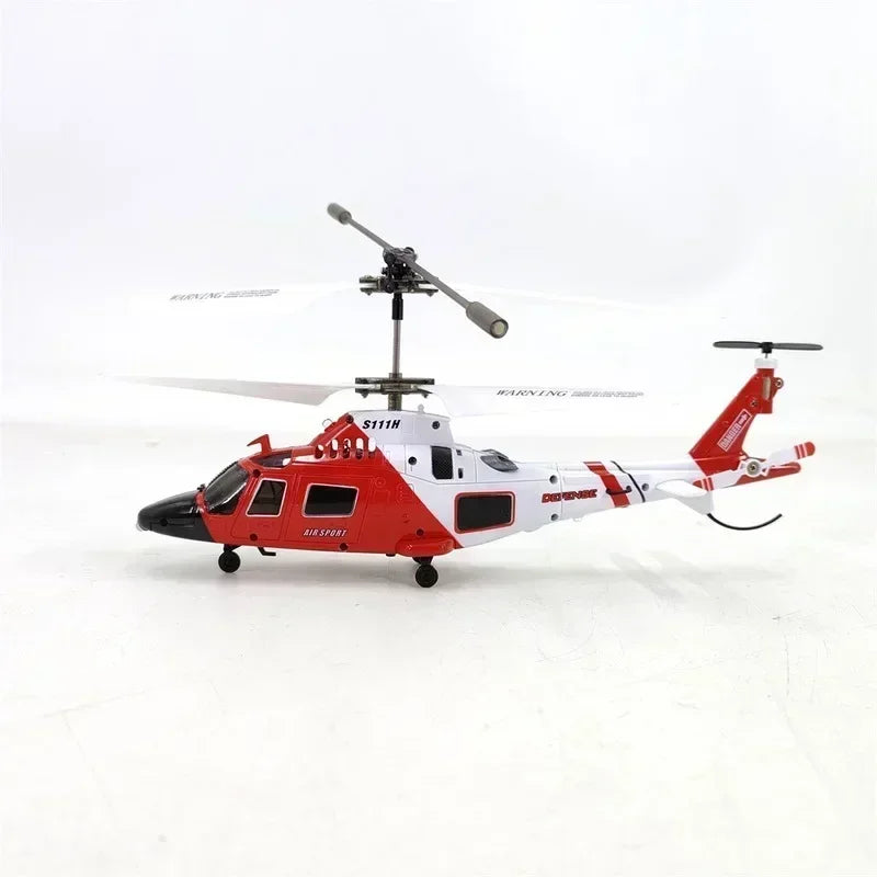 Simulation Apache Twin Paddle S109 Helicopter 20cm Multi-function Remote Control Electric Plane Toy Small Aircraft Gifts