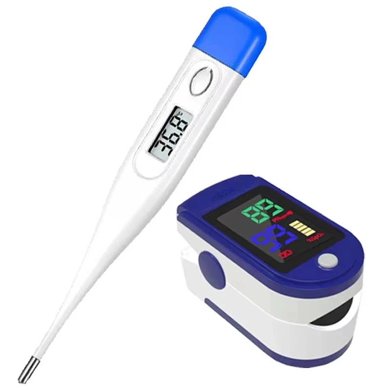 Digital Thermometer Accurate Oral Armpit Temperature Reading Fever Alert Thermometer  Thermometers Pulse Oximeter Finger