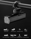 1000LM Bike Light Front Lamp Type-C Rechargeable LED 4500mAh Bicycle Light Waterproof Headlight Bike Accessories