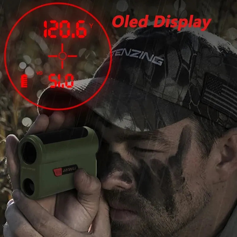 7X Laser Rangefinder 2000 Yard With OLED Red Display And 4 Modes