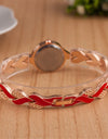 New Fashion Rhinestone Watches Women Luxury Brand Stainless Steel Bracelet watches Ladies Quartz Dress Wrist watches