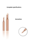 10Pcs Soldering Iron Tip Pure Copper 900M Soldering Iron Head Set Inside Hot Bare Copper Electric Soldering Iron Welding Tools