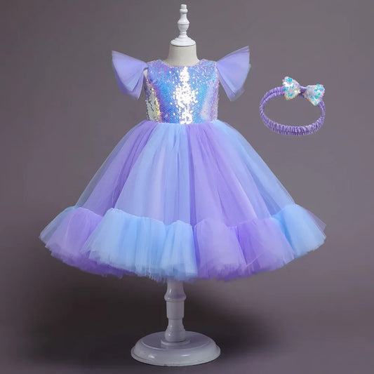 Elegant Lace Flower Girl Princess Dress