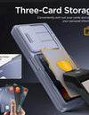 Full Cover Wallet Phone Case for Samsung Galaxy Z Fold 5 with S Pen Holder Card Holder Hinge Protection Grade Shockproof Case