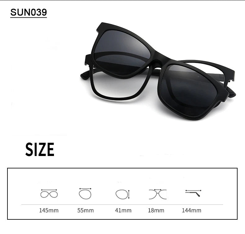 Anti-shedding Retro Myopia Frame Glasses Polarized Sports Basketball Riding Sunglasses