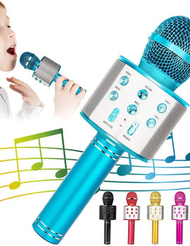 Fun Toys for 4-15 Year Old Girls, Handheld Karaoke Microphone for Kids Birthday Xmas Gifts for 8 9 10 11 Years Old Boys Girl