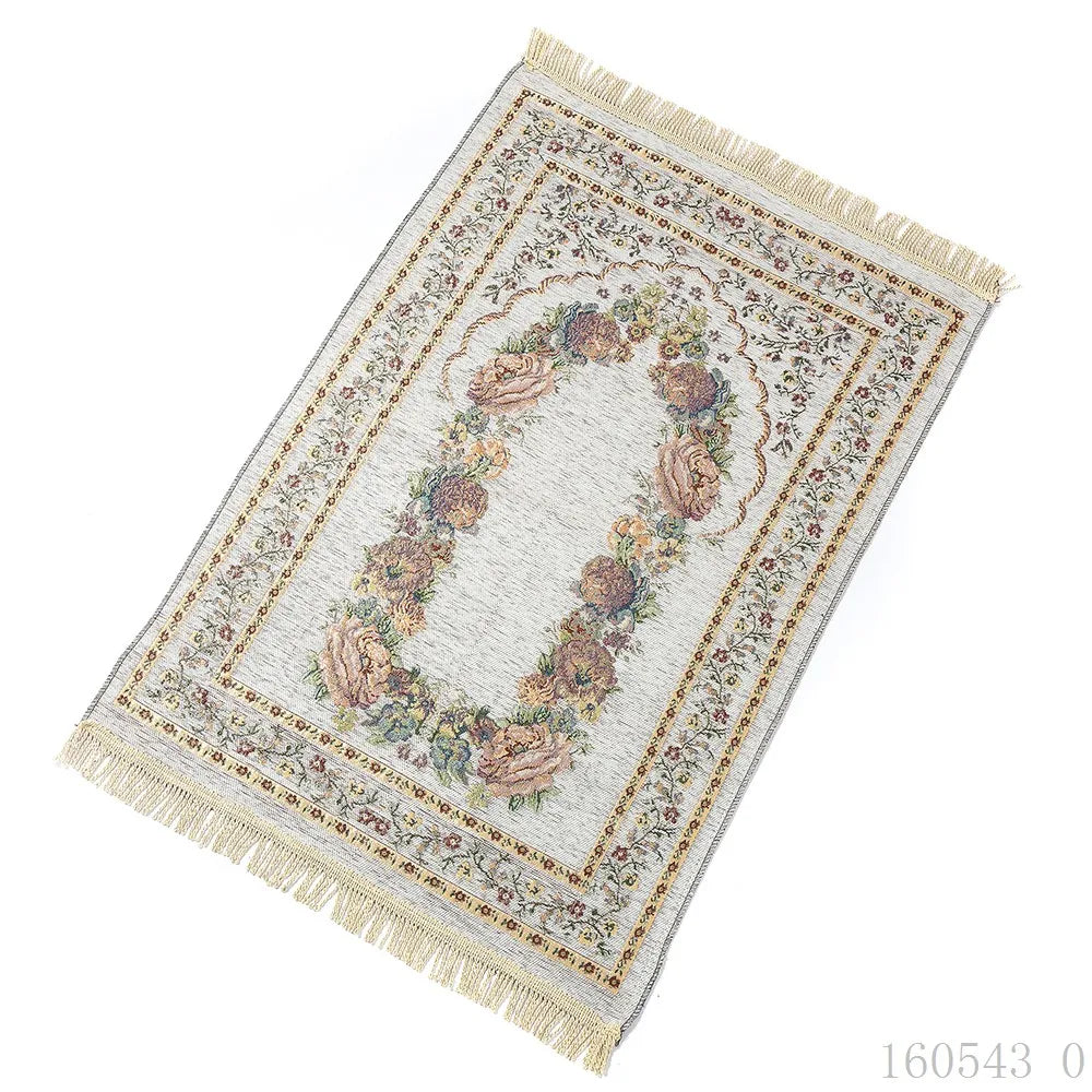 Muslim Prayer Rug Soft Prayer Floral Rug for Ramadan Islamic Muslim  Prayer Mat Great Gift for Family Friends