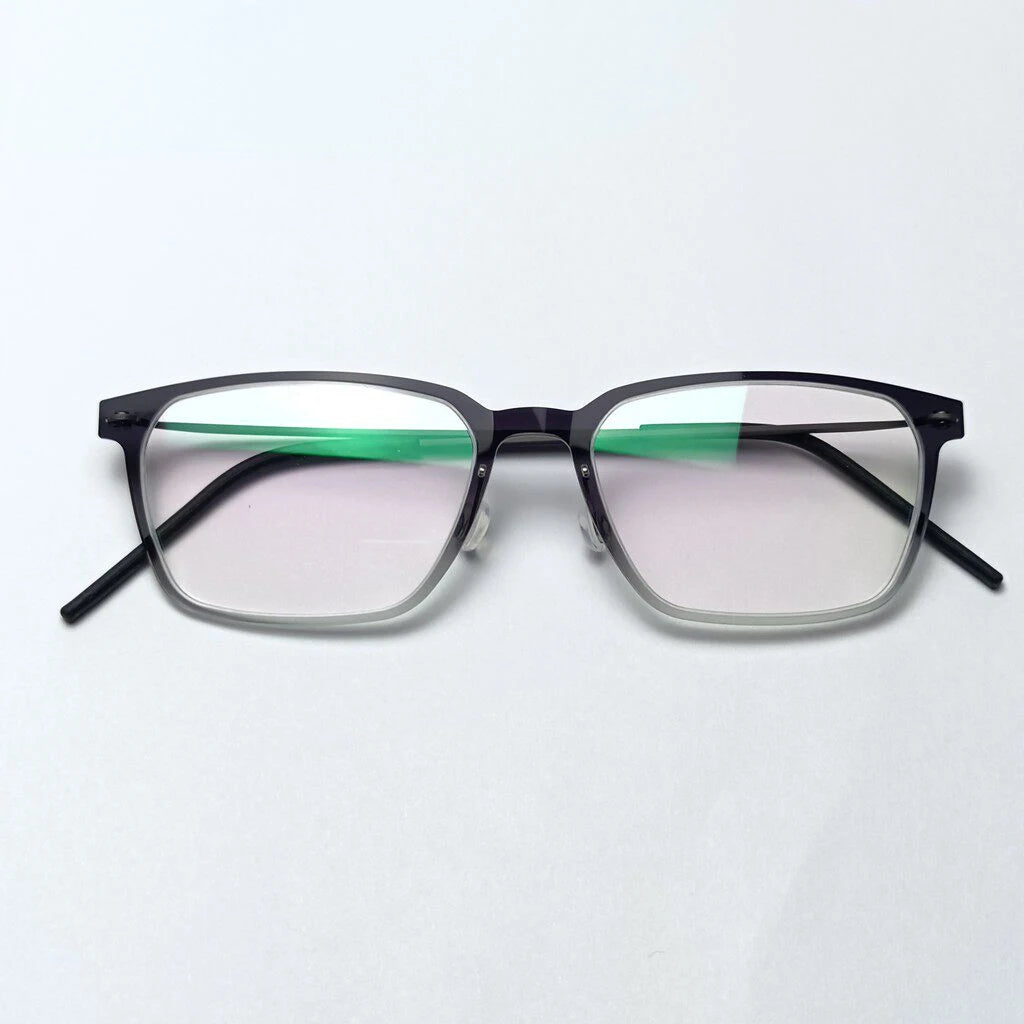 Rectangle Titanium Acetate Ultralight Eyeglasses Frame