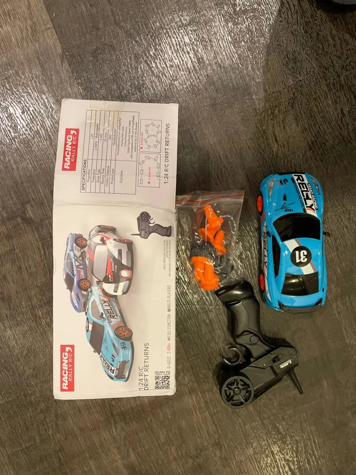 2.4G Drift Rc Car 4WD RC Drift Car Toy Remote Control GTR Model AE86 Vehicle Car RC Racing Car Toy for  Christmas Gifts