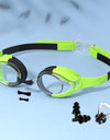 Kids Swimming Goggles Waterproof Swim Eyewear Glasses Anti-fog&Leak Girls Boys Youth Quick Adjustable Strap Age 3-14 Years Old