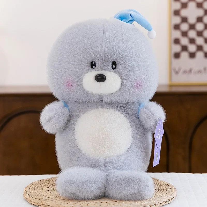 Kawaii Stuffed Doll Plush Toy Cute Penguin Backpack Sloth Seal for Kids Birthday Xmas Gift Soft Cuddly Animal Plushie