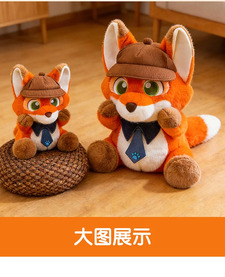 Cute Fox Character Plush Stuffed Doll Toy