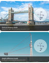 1000m Laser Rangefinder Hunting Outdoor 650m Golf Rangefinder Telescope with Flag-Lock Slope Adjusted Distance Meter