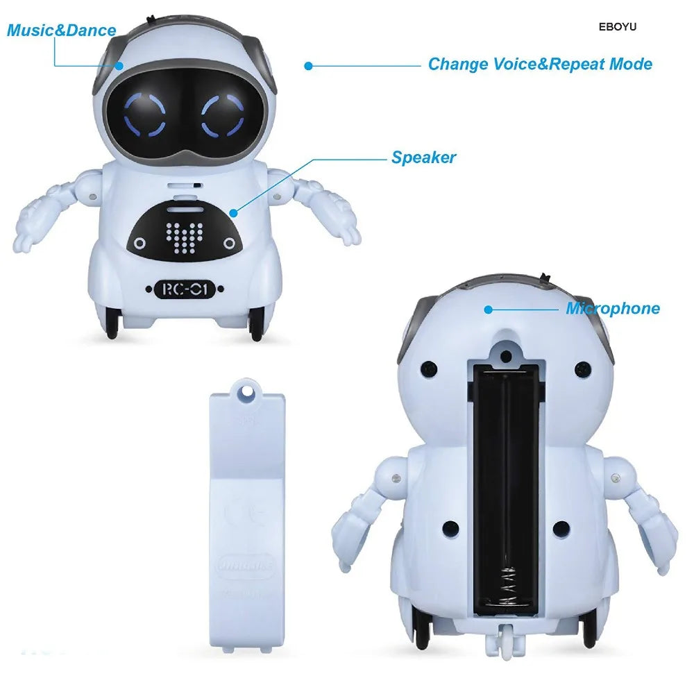 Robot Can Talk Interactive Dialogue Voice Recognition Recording Singing and Dancing Storytelling Mini Smart Robot Toy