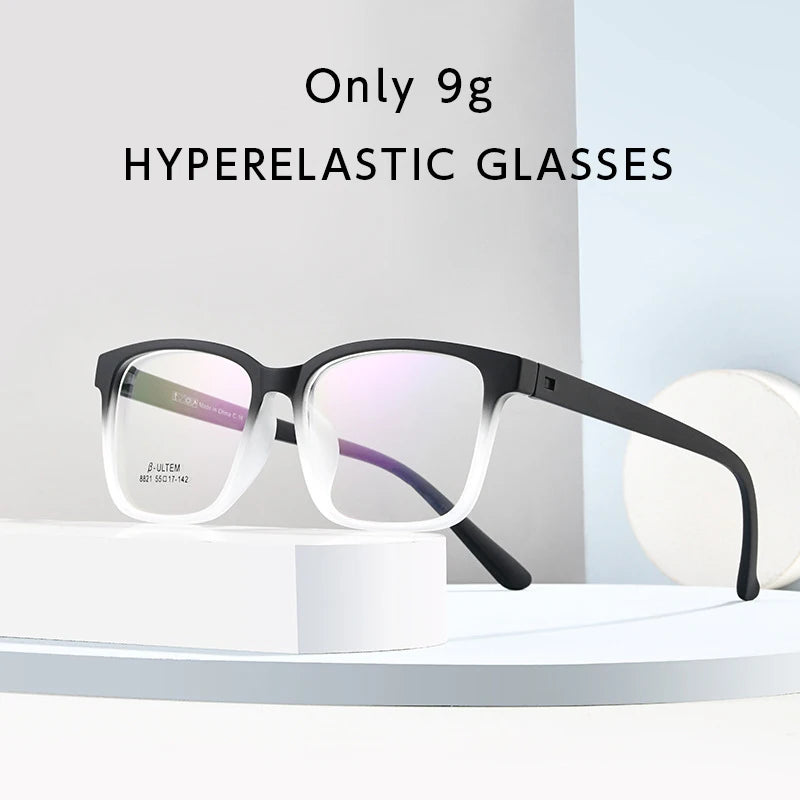 HONGMEI Ultralight and Comfortable Men's and Women's Glasses Frame TR90 Screwless Design Optical Prescription Glasses Frame 8821