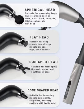 Smart Fascia  Electric Massager Massage Hammer Rechargeable Fascia  Home Handheld Hammer Back Artifact Body  Massager