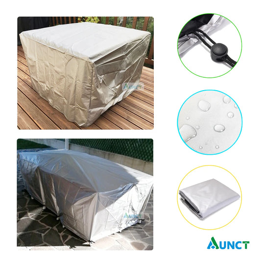 Waterproof Outdoor Patio Furniture Cover 210D Garden Sofa Table Chair Rain Snow Dust Protector