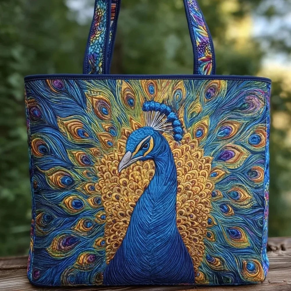 Creative Quilted Tote Bag Large Capacity 3D Printed Shoulder Handbag
