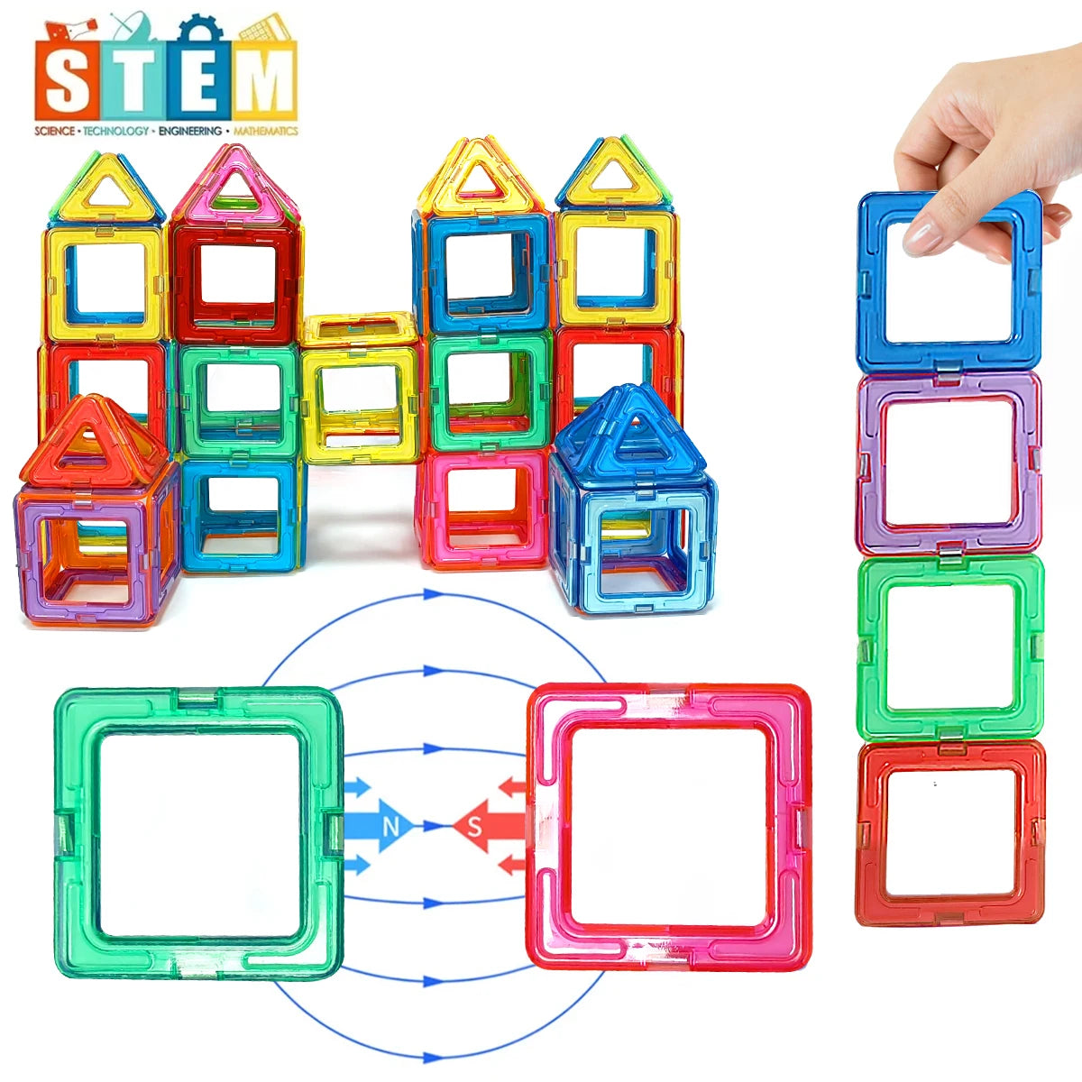 Building Blocks DIY Toys medium size STEM Toys Construction Toys Learning Educational Toys