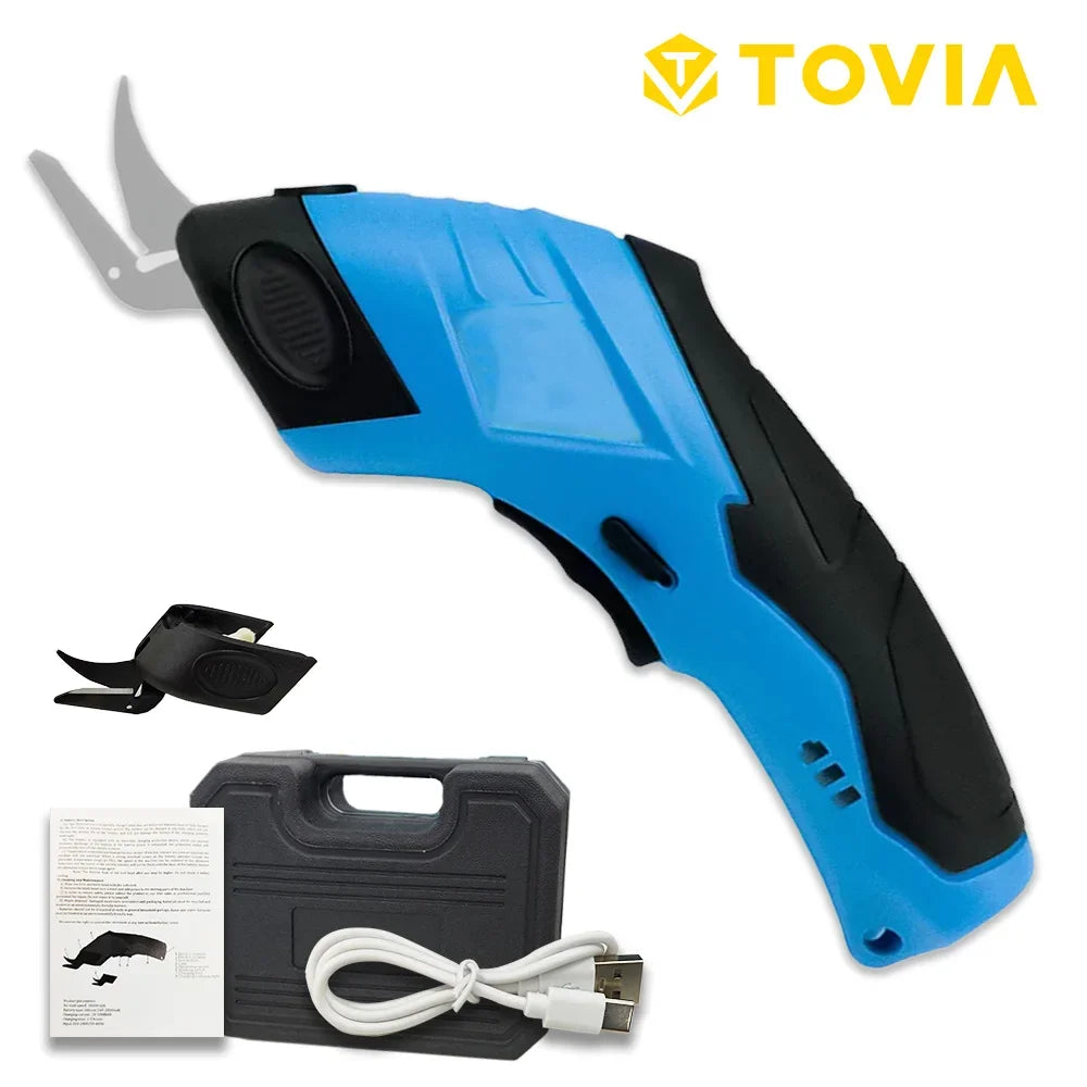 Cordless Electric Tailoring Scissors USB Charging Suitable for Cutting Cotton Fabric/leather/cloth and Other Materials