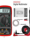 Digital Multimeter AC/DC Ammeter Volt Ohm Multimetre Tester Meter With Thermocouple LCD Backlight Portable