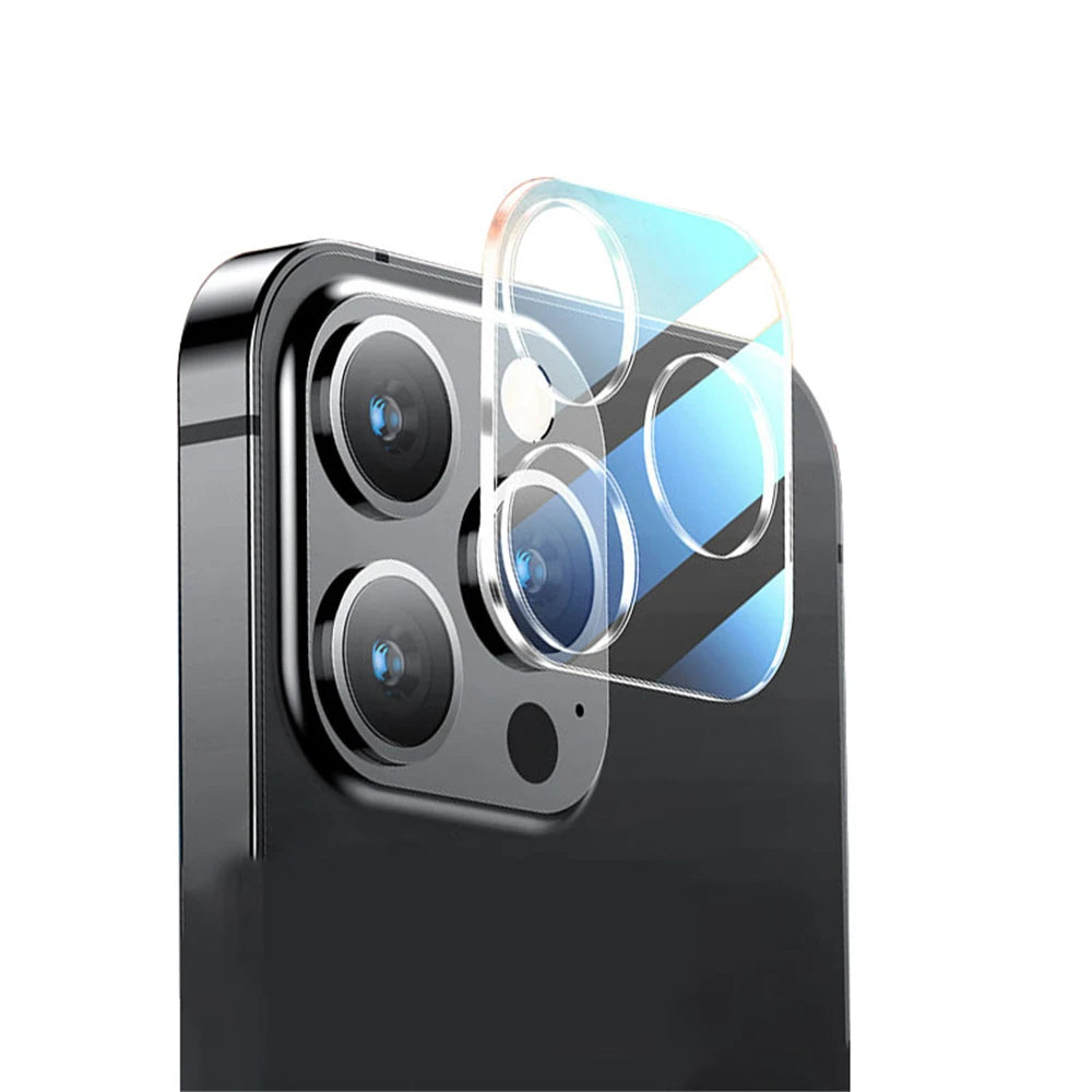 Full Cover Metal Camera Lens Protector on For iPhone 14 Pro Max Plus Tempered Glass For iPhone 11 12 13 Pro Max Mini Metal Film
