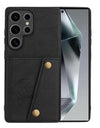 Multi Card Holders Wallet Case for Samsung S25 S24 S23 S22 Ultra Leather Back Phone Cover Cases