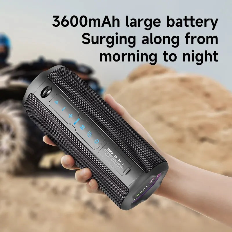 Bluetooth Speaker 20W IPX6 Waterproof Powerful Sound Box Bass Boost Dual Pairing True Wireless Speaker