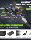 RC Plane with Camera Helicopter Remote Control Aircraft Obstacle Avoidance Fighter 2.4G Airplane EPP Foam Plane  Toys