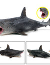 1pc Large Mosasaurus Megalodon Shark Dinosaur Figures Realistic Model Marine Animal Life Toy for Collection Party Favor Kid Gift