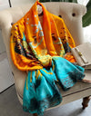 Women Summer Silk Scarves Shawl Lady Wrap Soft Female Echarpe Designer Beach Stole Bandana foulard muffler