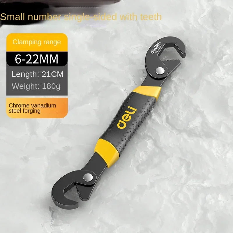 14-30 / 30-60mm Universal Key Pipe Wrench Open End Spanner Set High-carbon Steel Snap N Grip Tool Plumber Multi Hand Tool