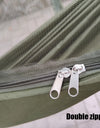Portable Outdoor Camping Hammock with Mosquito Net High Strength Parachute- Fabric Hanging Bed Hunting Sleeping Swing