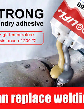 50ml Metal repair adhesive high-strength adhesive sealant welding metal adhesive strong thermal resistance casting AB adhesive