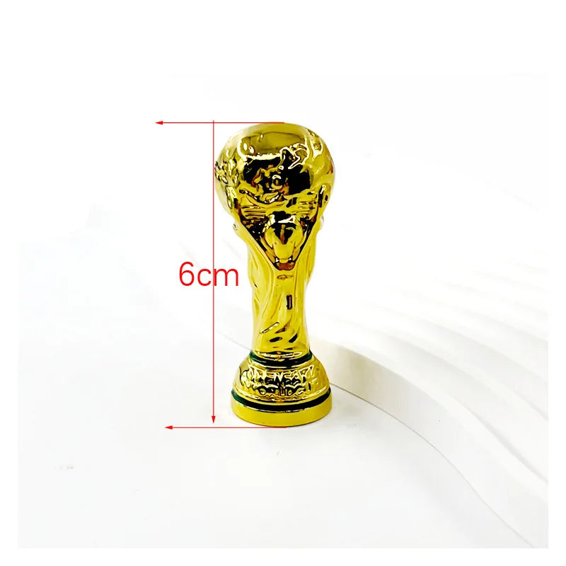 2026 Football Trophy Keychain Soccer Fan Backpack Charm Collectible