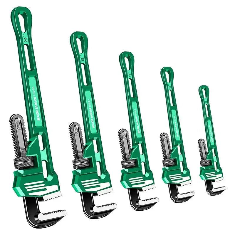 10/12/14/18 Inch Pipe Wrench Universal Monkey Spanner Multi-function plumbing Hand Nut Sink Wrench Pipe Large Open Spanner