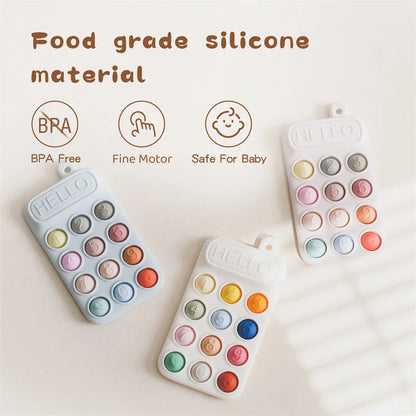 Mobile Phone Shaped Baby Teether Bpa-free Chew Toys Newborn Dental Care Gums Anti-eating Hand Molar Stick Baby Accessories Gift