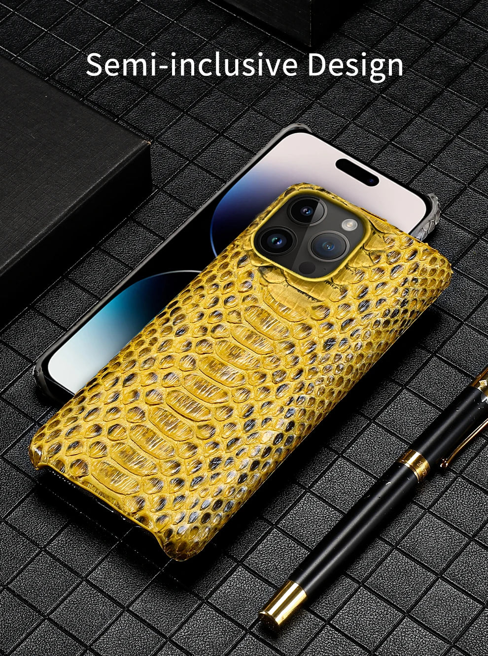100% Genuine Python Leather Phone Cover Case For iPhone 16 15 14 Pro Max Plus 15Pro 14Pro 16Pro 16Plus Max Luxury
