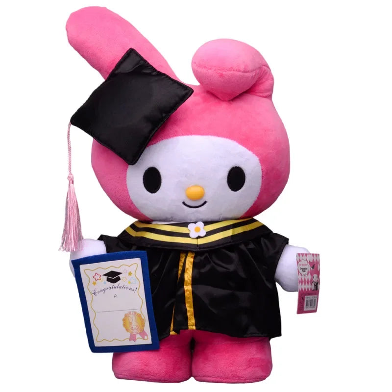 Kawaii Cartoon Plush Doll with Hat Soft Sofa Pillow