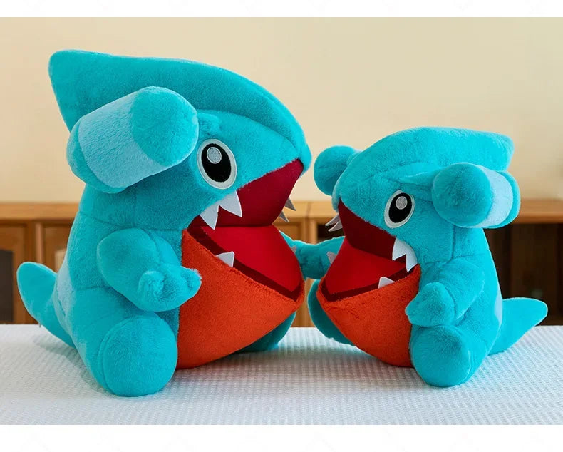 30/55cm Gible Pokemon Plush Toys Large Anime Doll Pillow Cartoon Griknot Gabite Pokémon Plushie Stuffed Gift for Kids Christmas