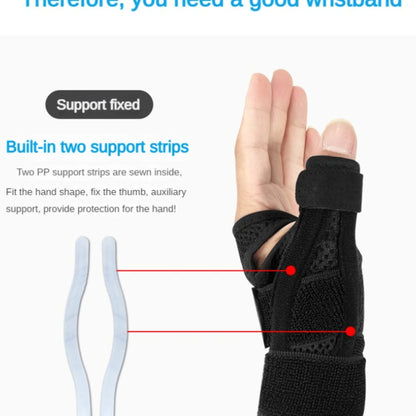 Flexible Splint Wrist Thumb Support Brace for Tendonitis Arthritis Breathable Thumb Protector Guard Fits Right and Left Hand