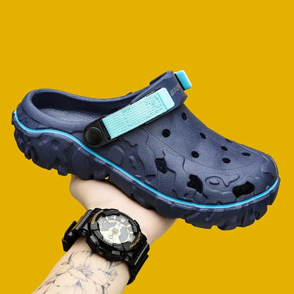 Men Sandals Hot sell Outdoor Garden Clogs Hole Shoes Male Casual Shoes Water Shoes Comfort Home Soft Slippers