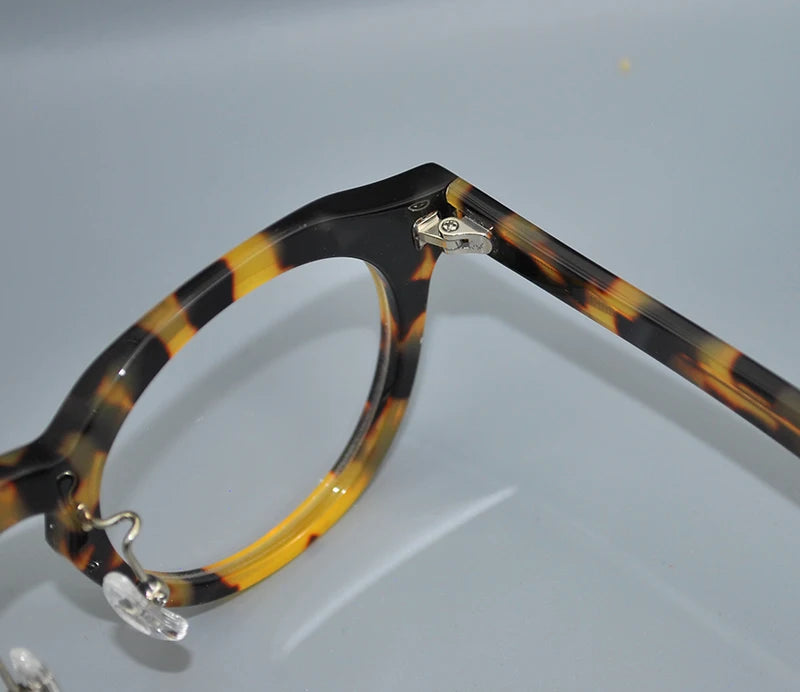 Retro Round Spectacle Luxury Acetate Eyewear Small Size Eyeglasses Optical Prescription Frames