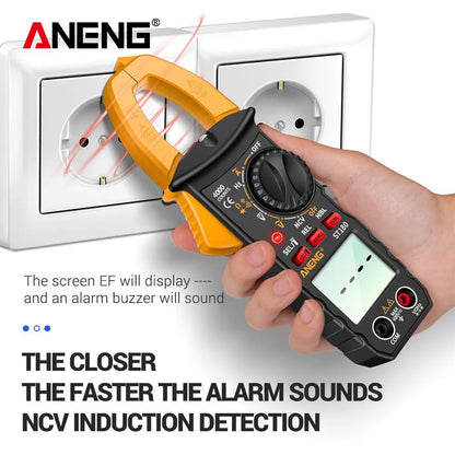 Smart Clamp Multimeter 600V Meter AC/DC Voltage Tester Ammeter Pliers Test Voltmeter Capacitance Ohm Current Tools